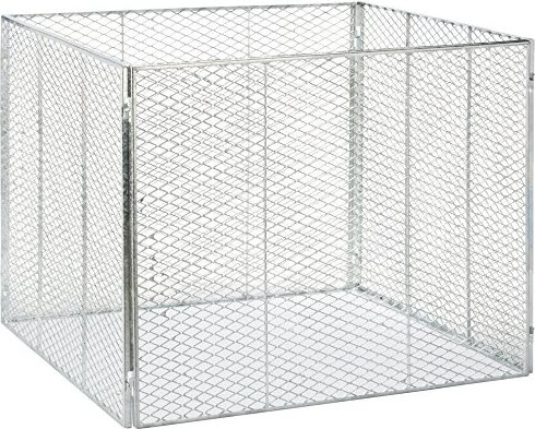 Brista Komposter 100x100x80cm silber