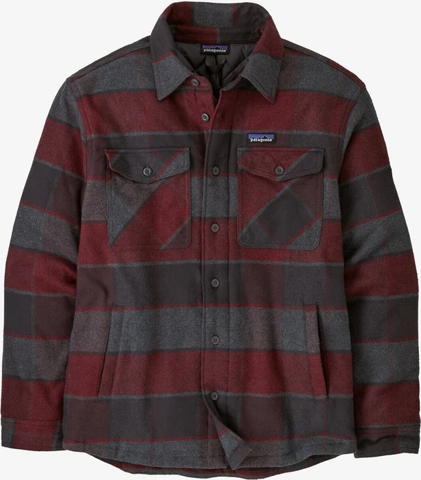 Patagonia Lightweight Insulated Fjord Flannel Hemd langarm william/ink black (Herren)