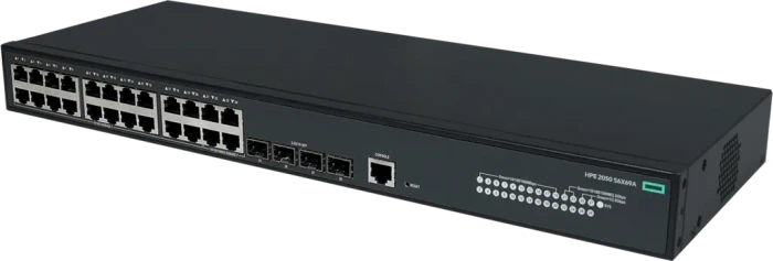 HPE CW 2050 Series Rackmount Gigabit Managed Switch, 24x RJ-45, 4x SFP