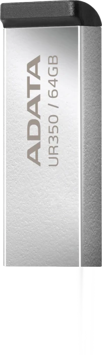 ADATA UR350 USB-A 64GB silber/schwarz, USB-A, USB 3.2 Gen 1×1