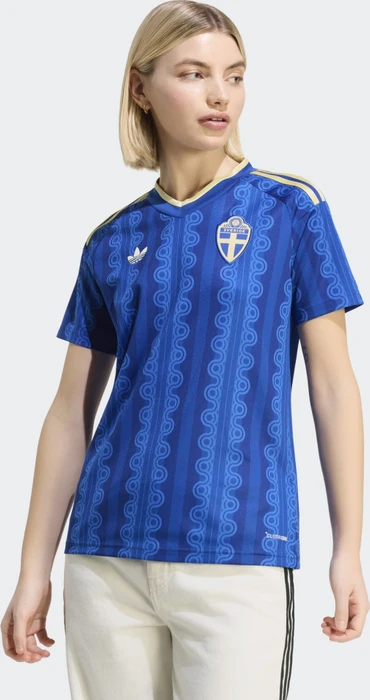 adidas FIFA WM 2026 Schweden Auswärtstrikot kurzarm royal blue (Damen)