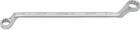 Matador 0200 Doppelringschlüssel zöllig, 1/2"x7/16"x221mm