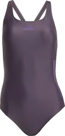 adidas 3-Streifen C-Back Badeanzug aurora black/aurora plum (Damen)