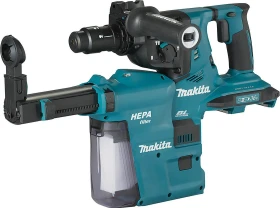 Makita DHR283ZWJU Akku-Bohr-/Meißelhammer solo inkl. MAKPAC + Absaugeinheit