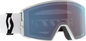 Scott React mineral white-black/enhancer blue chrome