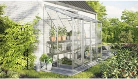 Vitavia Ida 3300 ESG 3mm Anlehngewächshaus alu