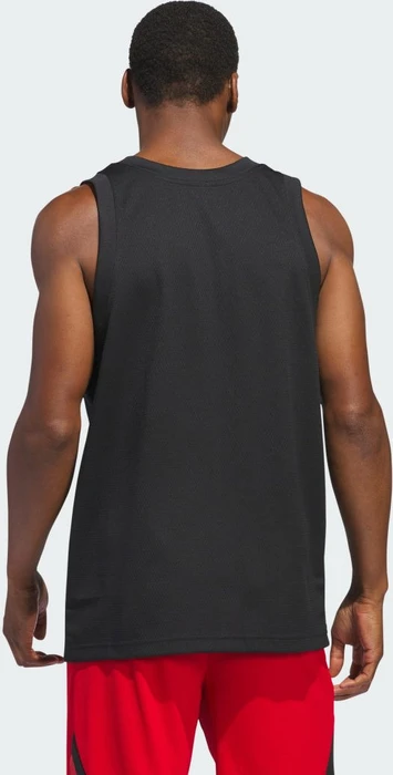 adidas Basketball Legends Shirt ärmellos schwarz/weiß (Herren)