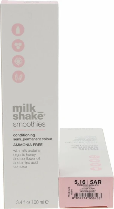 Milk Shake Smoothies Semi-Permanent Colour Haarfarbe 05.16 praline chocolate, 100ml