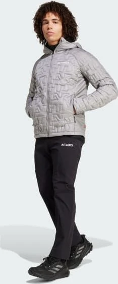 adidas Terrex Xperior PrimaLoft Loose Fill Hooded Isolation Funktionsjacke charcoal solid grey (Herren)