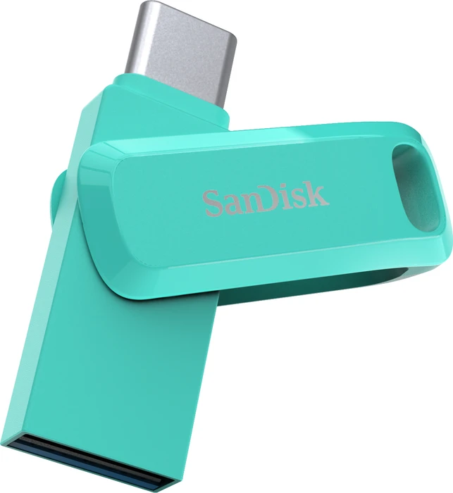 SanDisk Ultra Dual Drive Go USB Type-C 64GB türkis, USB-A + USB-C, USB 3.2 Gen 1×1
