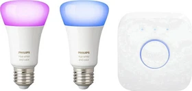 Philips Hue White and Color Ambiance E27 10W Starter-Kit