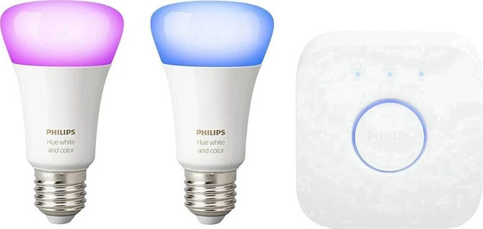 Philips Hue White and Color Ambiance E27 10W Starter-Kit