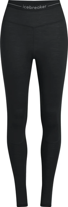 Icebreaker 125 ZoneKnit Merino Leggings Hose lang schwarz (Damen)
