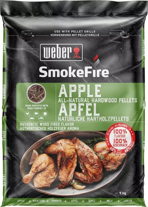 Weber SmokeFire Räucherpellets Apple, 9kg