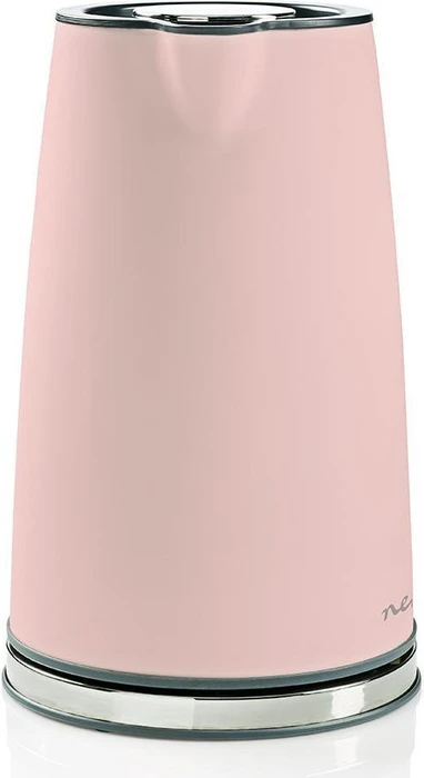 Nedis KAWK510EPK Soft-Touch Wasserkocher mit Holzgriff
