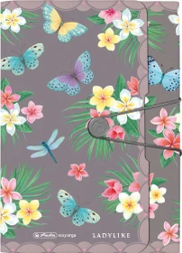 Herlitz easy orga to go Fächermappe, 12 Fächer, A4, Ladylike Butterflies