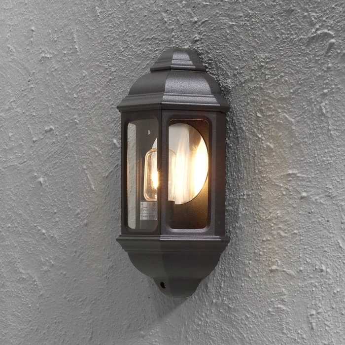 Konstsmide Cagliar 18cm Wandleuchte schwarz