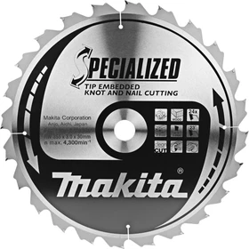 Makita Specialized Kreissägeblatt 24Z, 165x2x20mm, 1 Stück