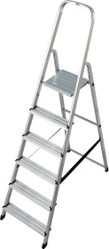 Krause Corda Alu Haushaltsleiter, 6 Stufen