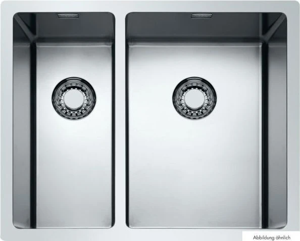 Naber Corno Piu PFU11 Becken rechts edelstahl
