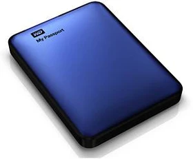 Western Digital WD My Passport blau 1TB, USB 3.0 Micro-B