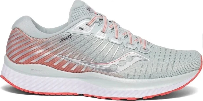 Saucony Guide 13 sky grey/coral (Damen)