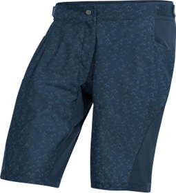 Vaude Ledro Print Shorts Fahrradhose kurz dark sea (Damen)