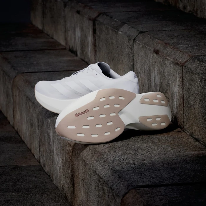 adidas Adizero Evo SL cloud white/warm sandstone (Herren)