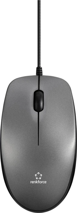 Renkforce Optische Maus grau, USB
