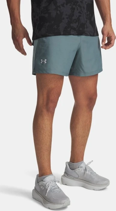 Under Armour Launch Laufhose kurz jasper blue/serpentine/reflective (Herren)