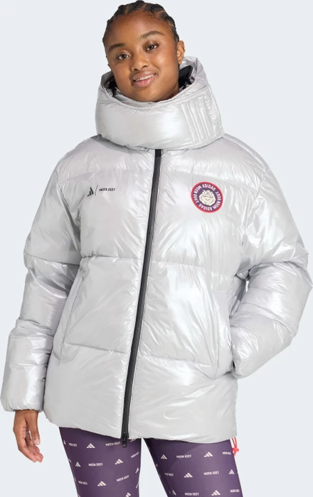 adidas X Moon Boot Puffer Funktionsjacke matte silver (Damen)
