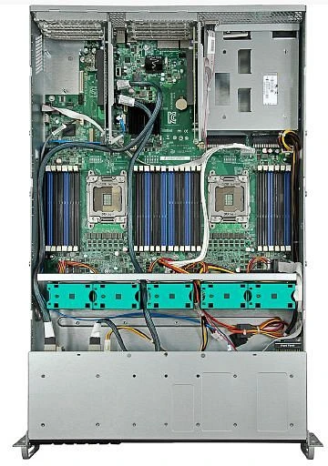 Wortmann Terra Server 7220 G1, 2x Xeon E5-2609, 16GB RAM, 600GB HDD, 2HE