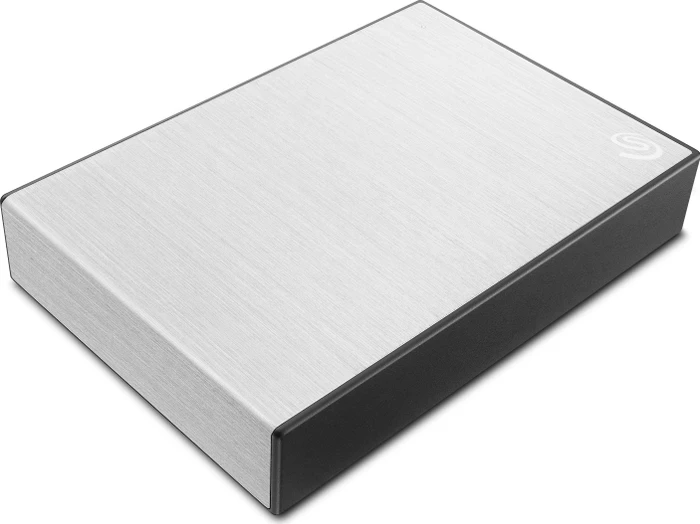 Seagate One Touch Portable HDD with Password, Silver, 5TB, +Rescue, USB 3.0 Micro-B