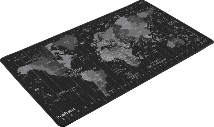 Natec Time Zone Map Maxi Mousepad