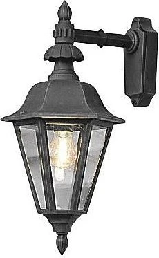 Konstsmide Pallas E27 25.5cm Wandleuchte schwarz