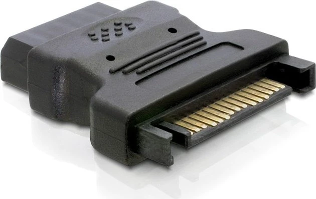 DeLOCK SATA-Stromadapter 4-Pin [IDE] Buchse auf 15-Pin [SATA] Stecker