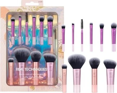 Real Techniques Travel Fanstasy Brush Set, 10-tlg.