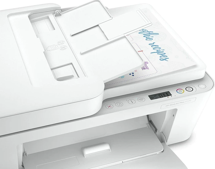 HP DeskJet Plus 4120e All-in-One weiß, Instant Ink, Tinte, mehrfarbig