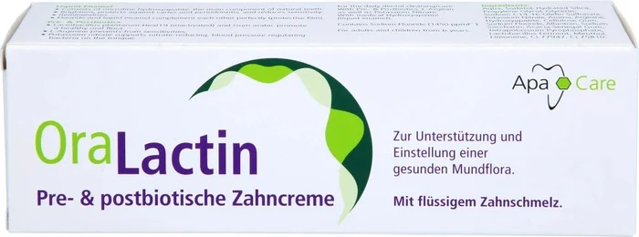 ApaCare OraLactin prä- & postbiotische Zahncreme Zahncreme, 75ml