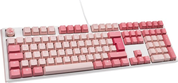 Ducky One 3, Gossamer Pink, MX BLUE, USB, DE