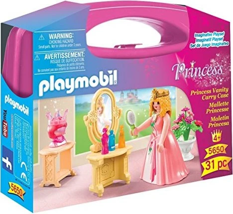 Playmobil Maletín Princesa – Set De 155 Piezas De Construcción Para Niñas Y Niños A Partir De 3 Años
