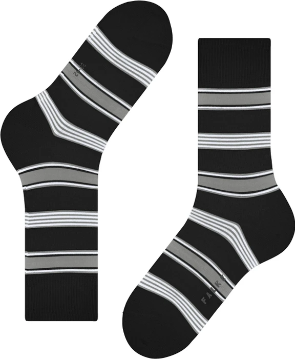 Falke Marina Stripe Socken schwarz (Herren)