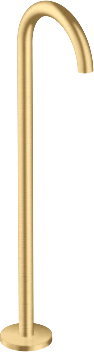 Hansgrohe Axor Uno Wanneneinlauf gebogen bodenstehend brushed goldoptik