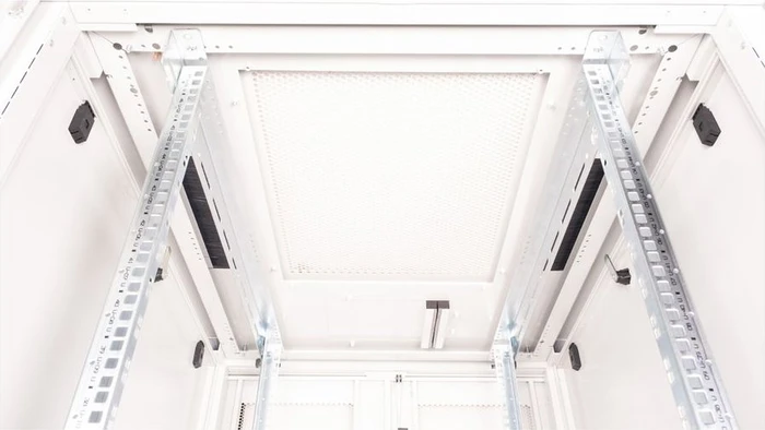 Roline / Secomp Pro Serie 19" Serverschrank 47HE, montiert, Gitternetztür, IP20, RAL 7035, 1000mm tief