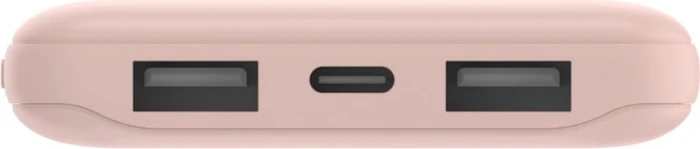 Belkin BoostCharge 3-Port Power Bank 10K + USB-A/USB-C Cable rosegold