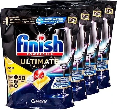 Finish Powerball Ultimate Citrus Geschirrspültabs, 50 Stück
