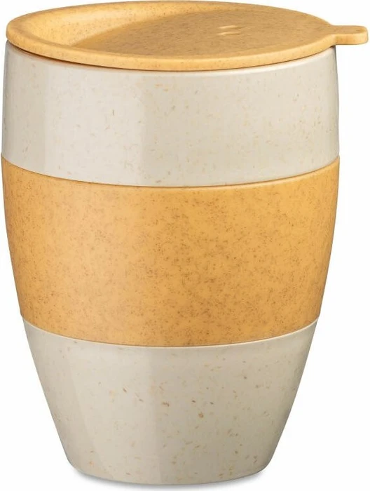 koziol Aroma To Go 2.0 Isolier-Speisegefäß 400ml nature desert sand/nature wood