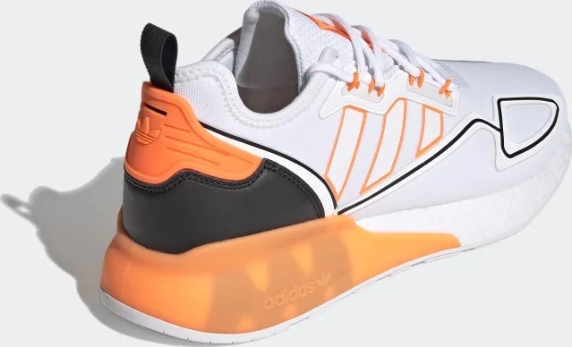 adidas ZX 2K Boost cloud white/signal orange/core black (Herren)