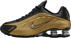 Nike Shox R4 black/metallic silver/metallic gold (Damen)