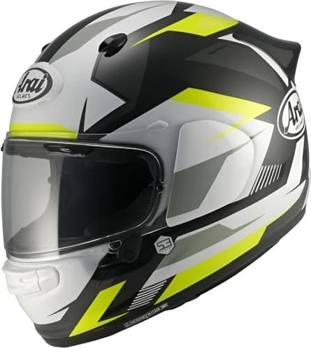 Arai Quantic Supra weiß/schwarz/grau/gelb